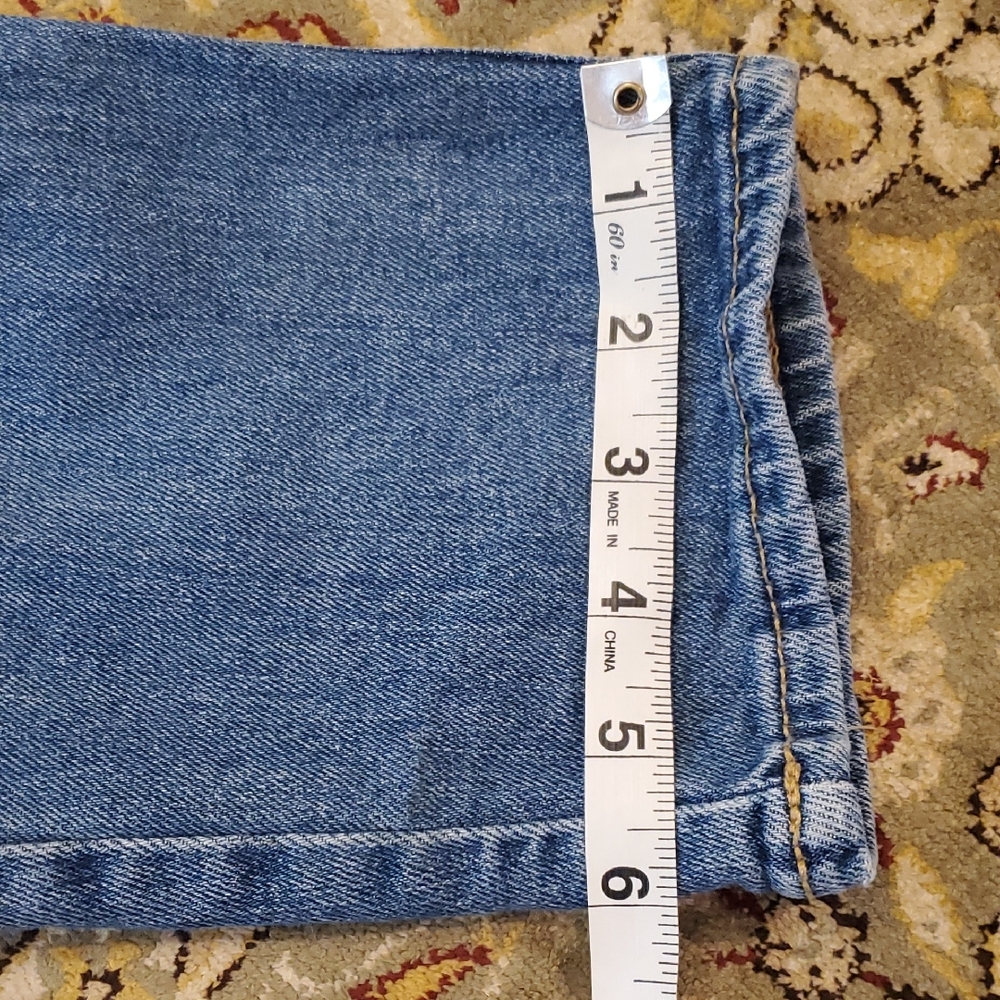 Maternity Old Navy Distressed Overalls Size 14 - Picture 8 of 15
